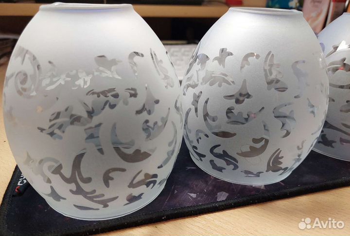 Плафоны для люстры стеклянные