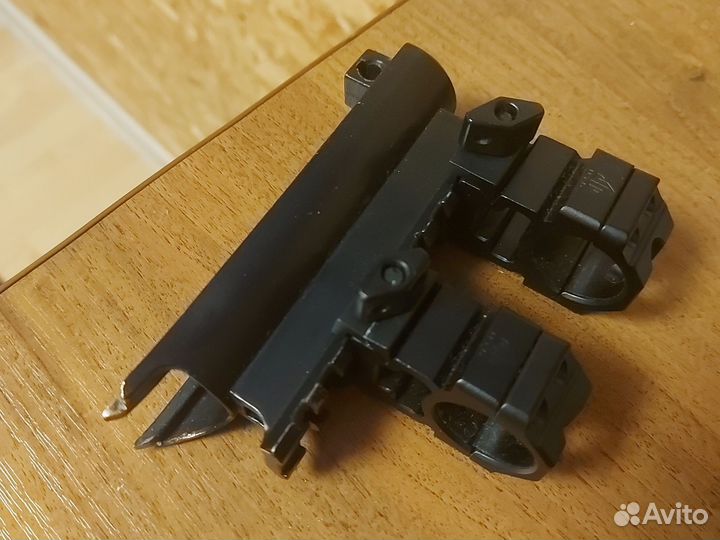 Планка для карабина скс с кольцами для оптики