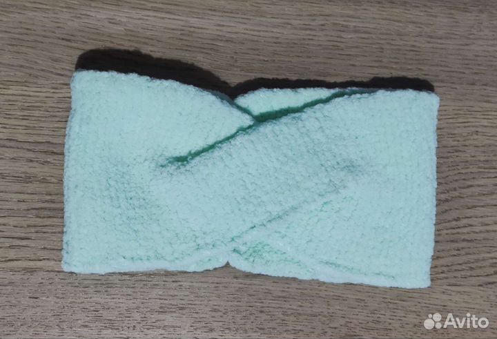 Вязанная повязка на голову