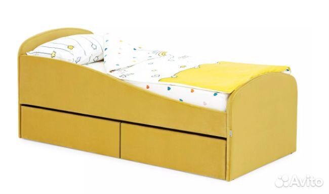 Мягкая кровать с ящиками Бельмарко Letmo
