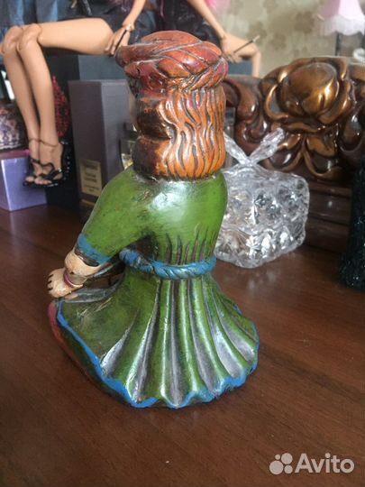 Статуэтка глазурованая глина Индия