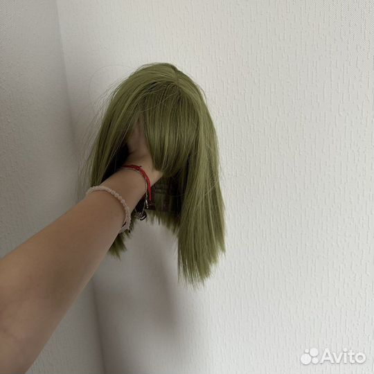 Парик аниме зеленый
