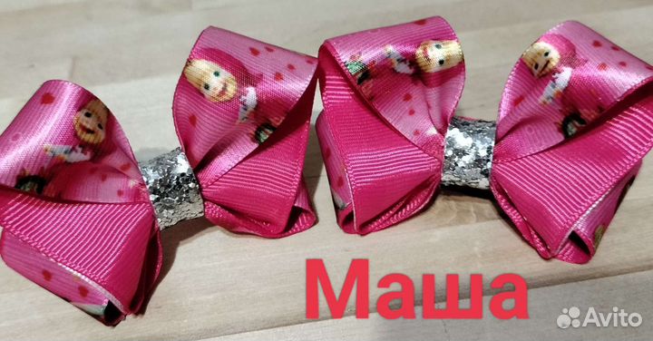 Бантики с героями мультфильмов