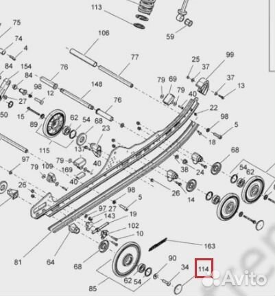 Крышка катка BRP SM-04431
