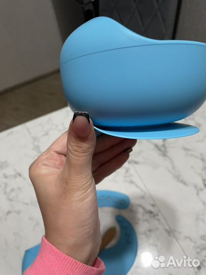 Набор для кормления силиконовый, посуда