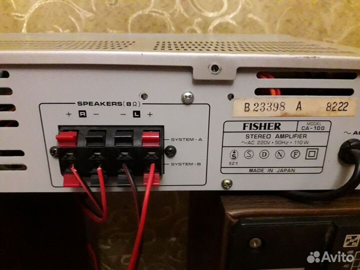 Усилитель fIsher + колонки