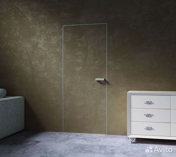 Двери межкомнатные скрытые под покраску, отделку