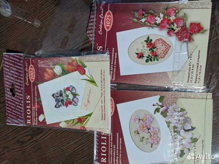 Набор для вышивания крестом. Миниатюры