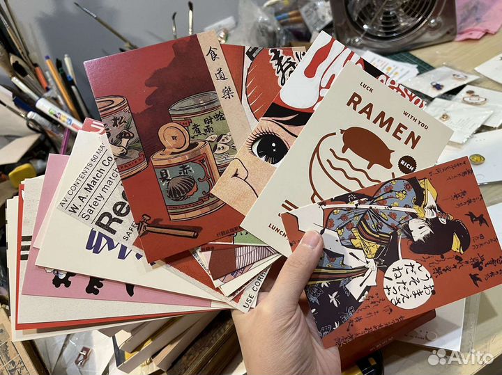 Открытка аниме