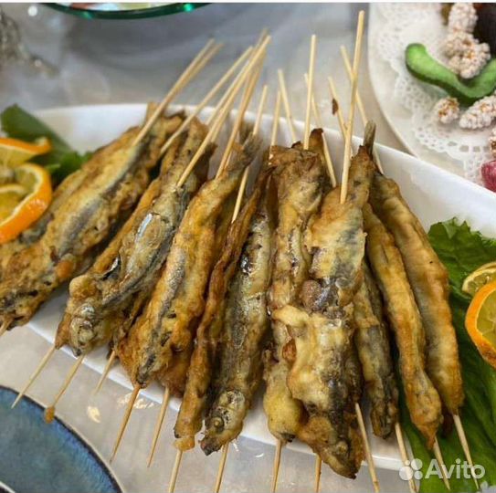 Живые морепродукты