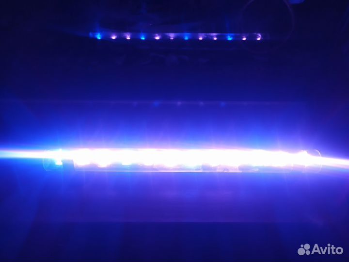 Лампа светодиодная для аквариума трёхцветная