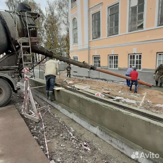 Доставка бетона-раствора