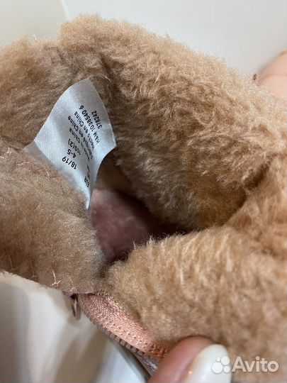 Ботинки сапоги для девочки новые 18 19 размер h&m