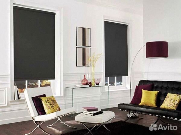 Жалюзи, шторы рулонные