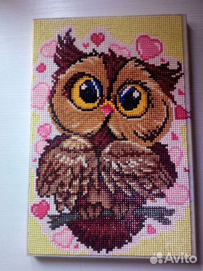 Картина Алмазная Совушка