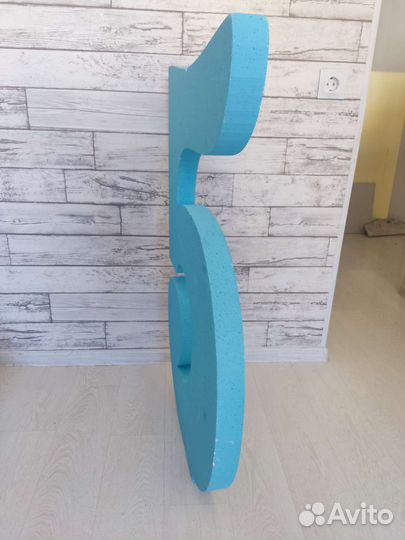 Цифра 5 из пенопласта