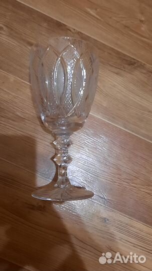 Фужеры хрустальные высокие СССР 4 шт