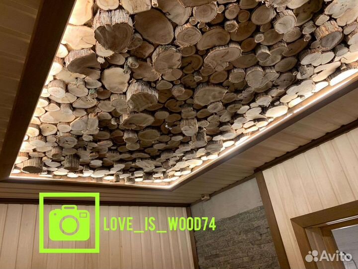 Панно из кавказского можжевельника