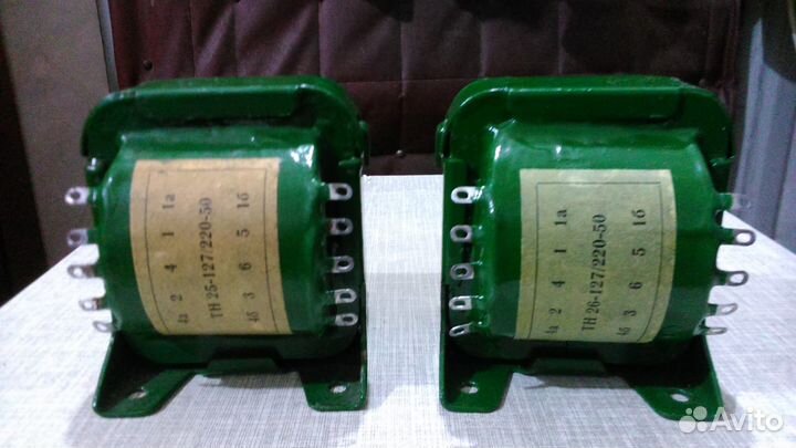 Мощные трансформаторы 220/8 В, накальные тн25,тн26