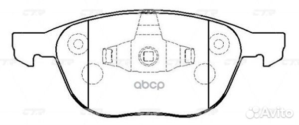 CKF-14 Колодки тормозные дисковые перед G