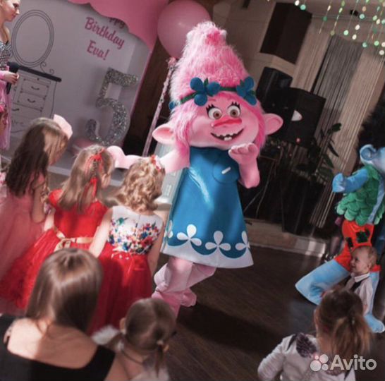 Ростовые куклы тролли Розочка и Алмаз