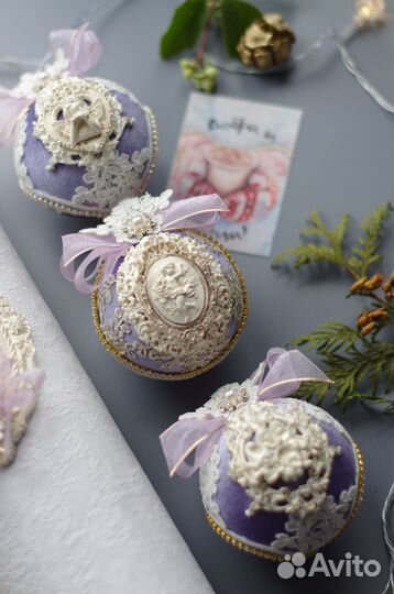 Набор новогодних игрушек