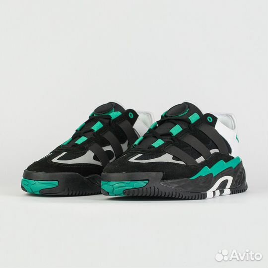 Кроссовки Adidas Niteball Black / Green new