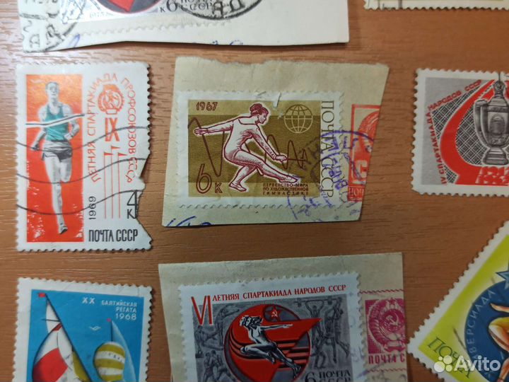 Марки СССР Спорт