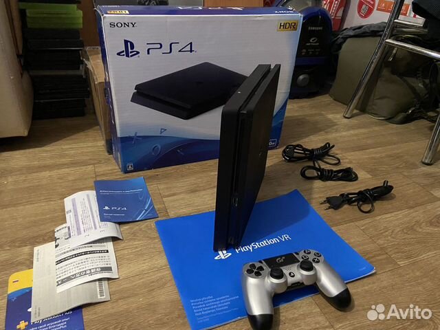 PS4 Slim Blek + 40 Игр 2021г объявление продам