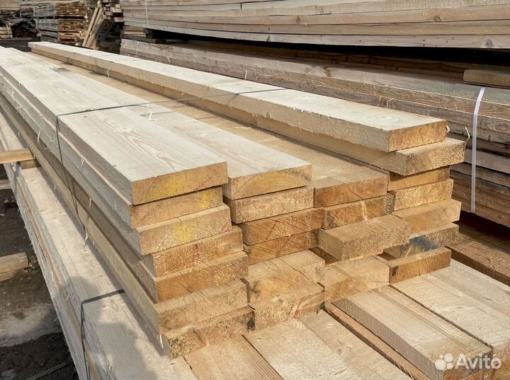 Доска обрезная 50х200х6000