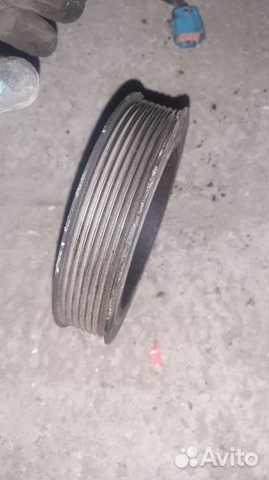 Шкив коленвала на Ниссан Ноут,Ниссан Тиида и др