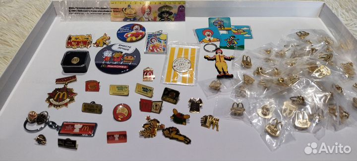 Макдональдс значки, брелки