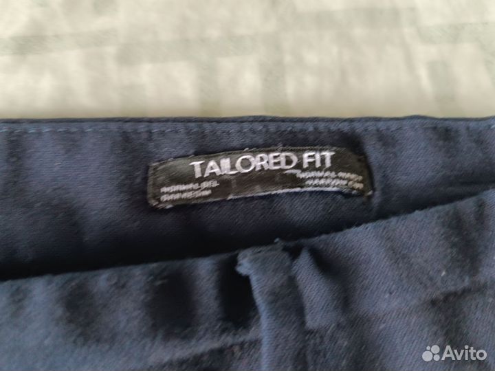 Zara классические синие брюки