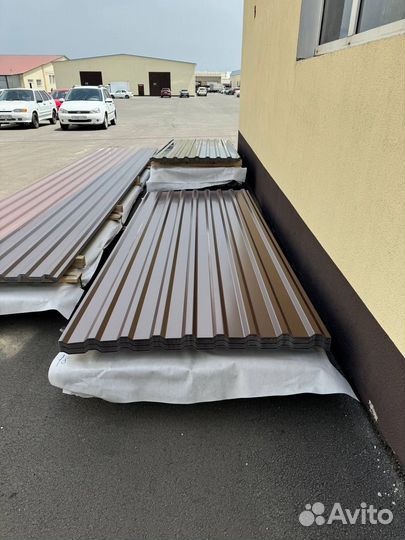 Профнастил С20 шоколад 3 метра толщина 0.7