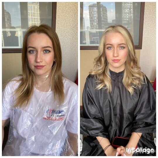 Сложное окрашивание волос