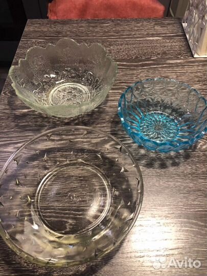 Хрустальная ваза салатники Стаканы
