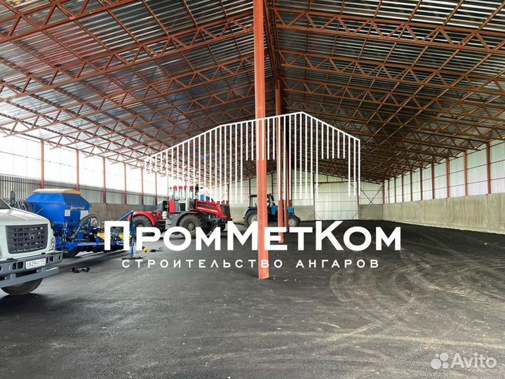 Возведение ангаров, навесов, складов