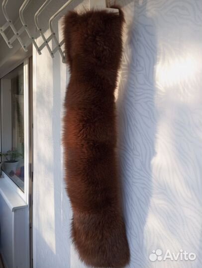Опушка из натурального меха - съёмный воротник