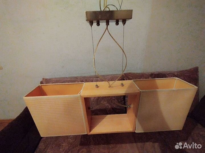 Люстра потолочная бу 2 плафона по 60w