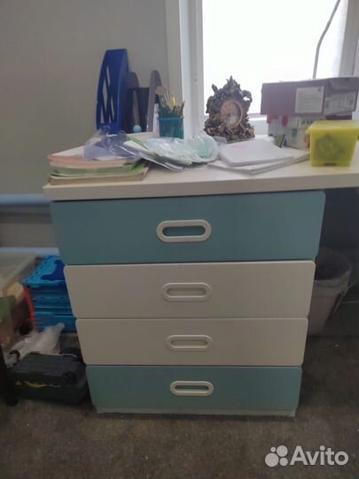 Кровать чердак IKEA со столом