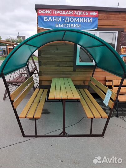 Беседка из поликарбоната