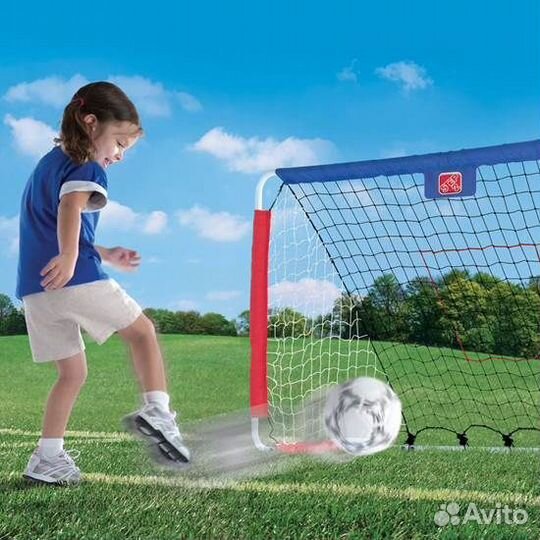 Ворота для футбола И хоккея step2