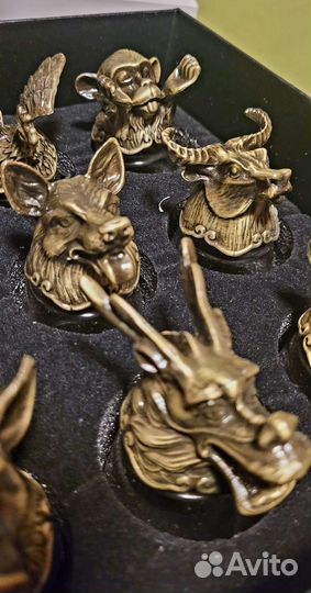 12 рюмок животных в подарочной упаковке