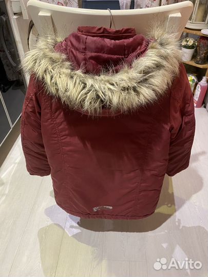 Куртка зим. бренда H&M на девочку 6-8 лет