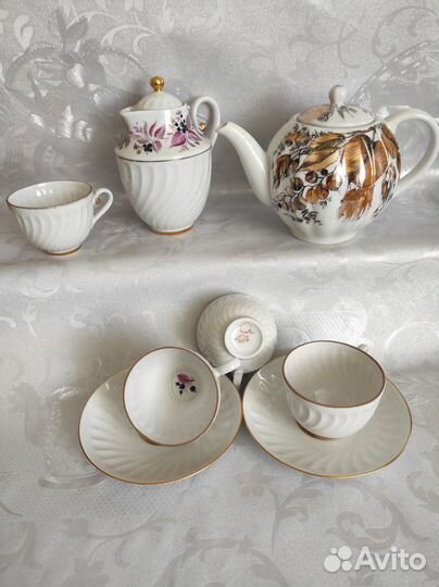 Чайный сервиз СССР лфз, kahla предметы