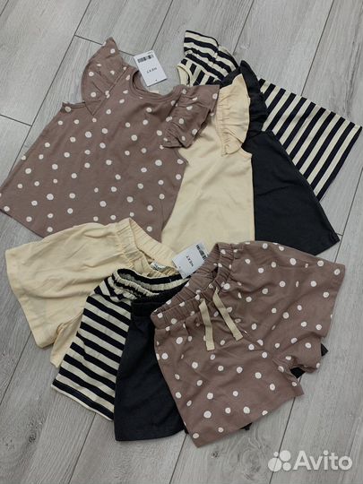 Комплект next 92 новые майка и шорты