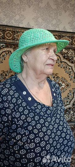 Шляпа вязаная лето