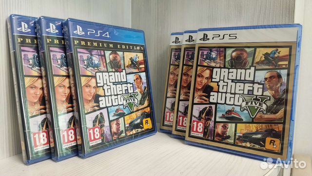 GTA 5 (диски для PS4 и PS5)
