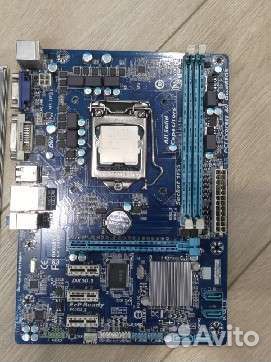 Материнская плата gigabyte ga-h61m-ds2v + i5 3570