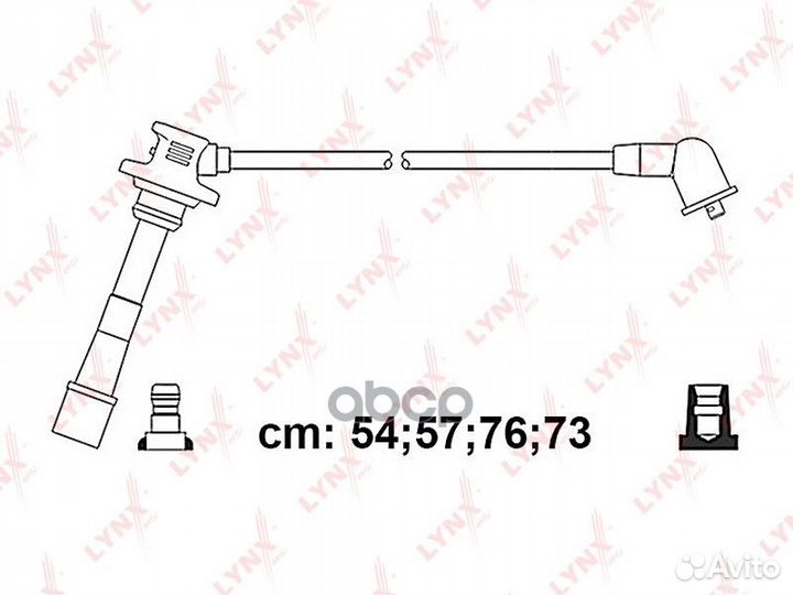 Комплект высоковольтных проводов (класс F) SPC7